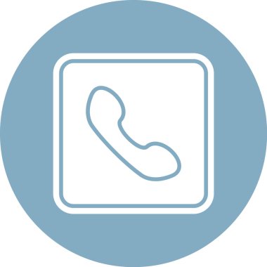 telefon simgesi, vektör illüstrasyonu