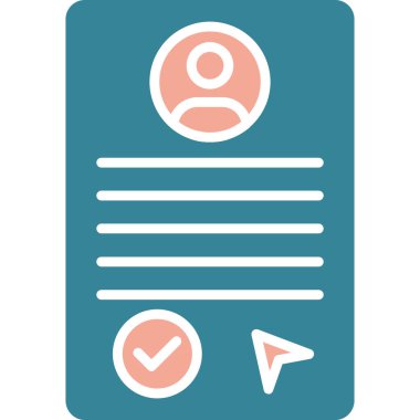 trend biçimi izole edilmiş arkaplanda kontrol listesi simgesi