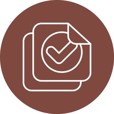 vektör onay işareti simgesi