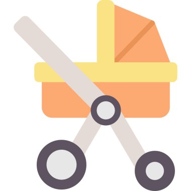 Tramvay. Web simgesi basit illüstrasyon