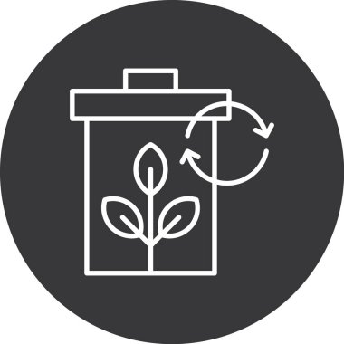 vektör eco geri dönüşüm simgesi