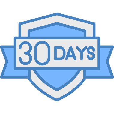 Düz stil 3 günlük logo