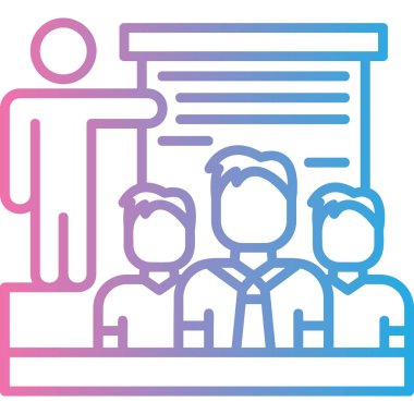 iş insanları simgesi vektör illüstrasyonu