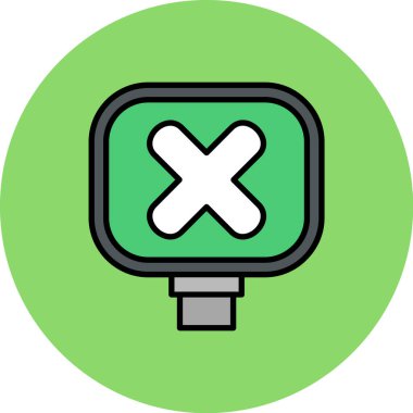 Vektör simge tasarlamak çapraz