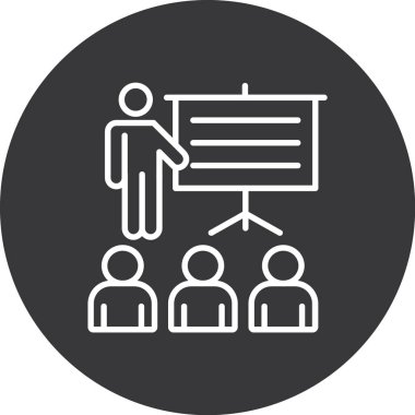 İş ve finans simgesinin vektör illüstrasyonu