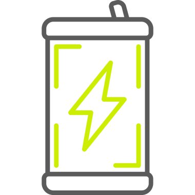 enerji pil vektör çizimi