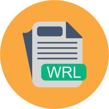 dosya biçimi simgesi, vektör illüstrasyonu