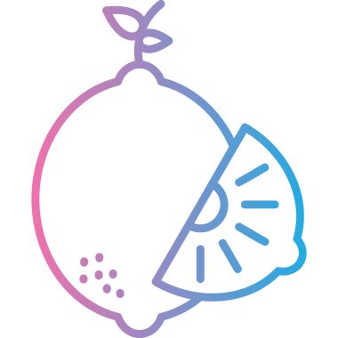 meyve simgesi, vektör illüstrasyonu basit tasarım