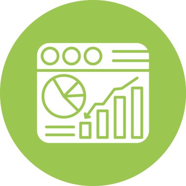 Turta grafiği. Web simgesi