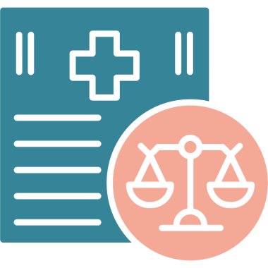 tıbbi vektör simgesi modern illüstrasyon