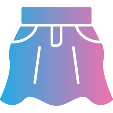 Modern b 'nin vektör illüstrasyonunda giysi ikonu yok