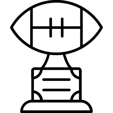 Rugby topu simgesi, taslak biçimi