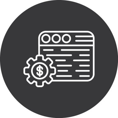 money vector icon modern simple illustration