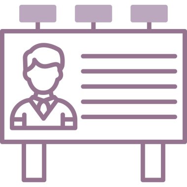 Modern simgenin vektör illüstrasyonu