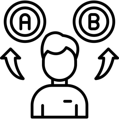 iş adamı simgesi, vektör illüstrasyonu