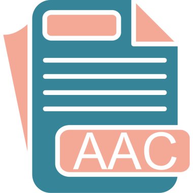 Dosya biçiminin vektör illüstrasyonu