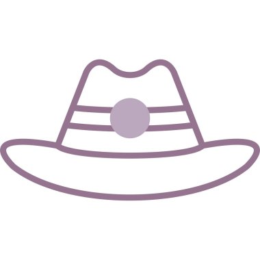 Şapka. Web simgesi basit illüstrasyon