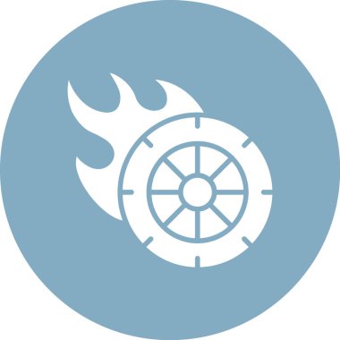 Pusula. Web simgesi basit illüstrasyon