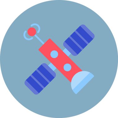 Uydu. Web simgesi basit tasarım