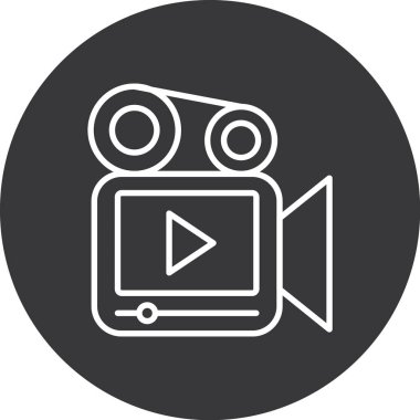 Vektör kamera Simgesi illüstrasyonu