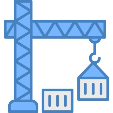 Vinç inşaat simgesi