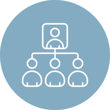 basit modada ağ simgesi.