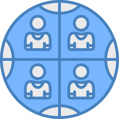 İnsan simgesinin vektör illüstrasyonu