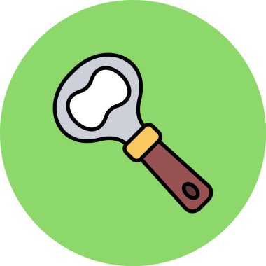 kürek simgesi vektör illüstrasyonu