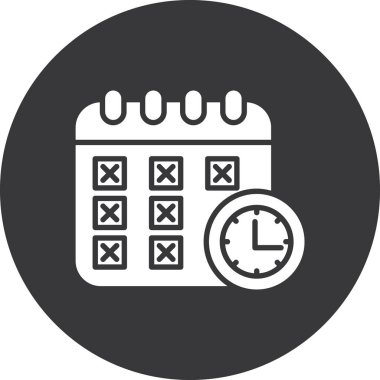 tarih vektör simgesi modern basit tasarım