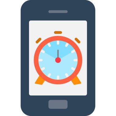 cep telefonu vektör simgesi, basit tasarım illüstrasyonu