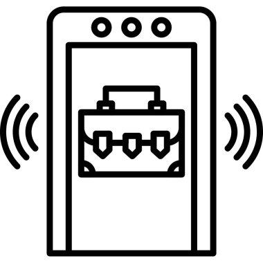 telefon simgesi, vektör illüstrasyonu