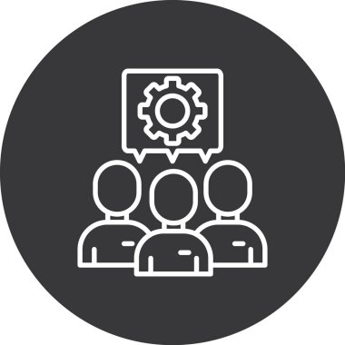 iş simgesi vektör illüstrasyonu