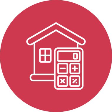 ev simgesi vektör illüstrasyonu