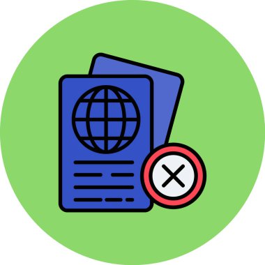 belge simgesi, illüstrasyon vektörü