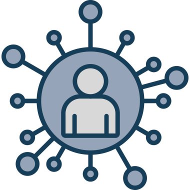 Seo simgesinin vektör illüstrasyonu