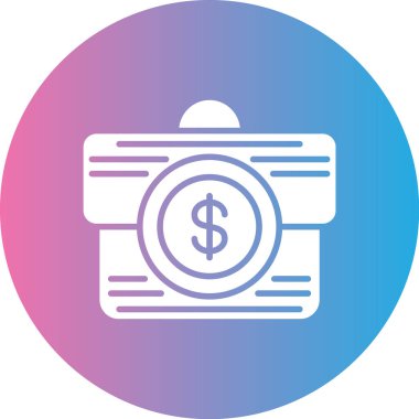 Para için. Web simgesi basit illüstrasyon