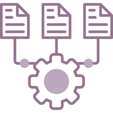 dosya ayarları ikon vektör illüstrasyonu