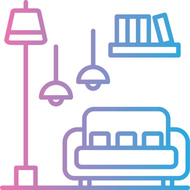 Kitaplar. Web simgesi basit illüstrasyon