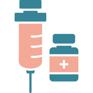 Tıp simgesi vektör illüstrasyonu