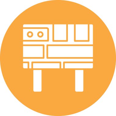 tram simgesi vektör illüstrasyonu