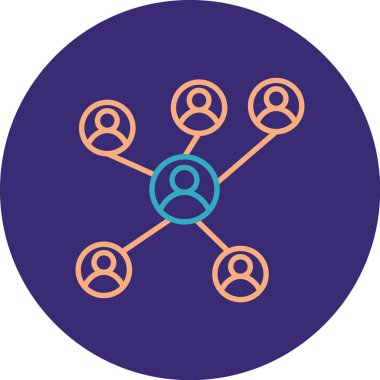 İnsan simgesinin vektör illüstrasyonu