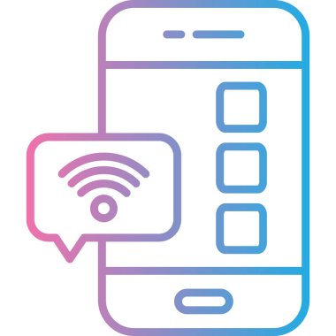 - Telefon. Web simgesi basit illüstrasyon