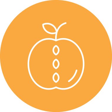 Meyve. Web simgesi basit tasarım