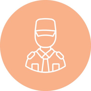 Bir kadın simgesinin vektör illüstrasyonu