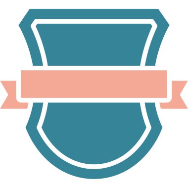 Rozet simgesi. Web için kimlik simgelerinin özet vektör çizimi