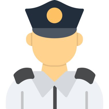 officer icon vector illustration