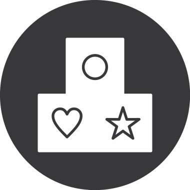 Soyut arkaplan gruplandırılmış favori simge