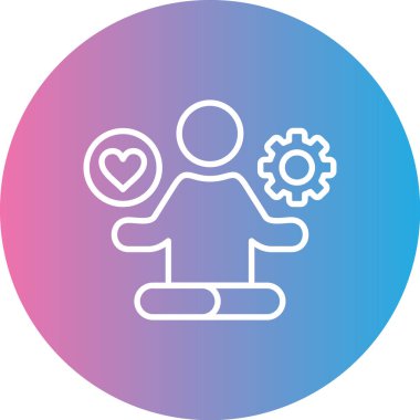 Benzersiz insan ilişkileri vektör çizgisi simgesi