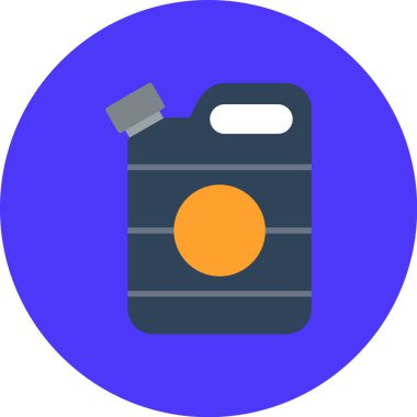 Gaz. Web simgesi basit illüstrasyon
