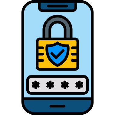 Güvenli simgeyi ana hatlarıyla kilitle